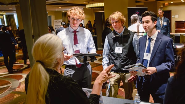 Students network with professionals at GAME Forum XII