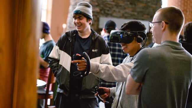 Quinnipiac University presents the annual Game Design and Development showcase in the Mount Carmel Campus Student Center Piazza on Thursday, May 4, 2023.